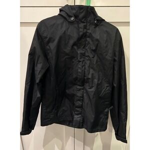 Mountain Warehouse Kids Black Hooded Rain Jacket Size‎ 9 10